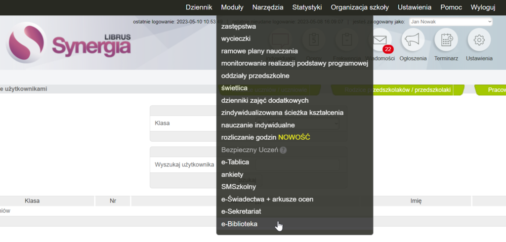 Http Synergia Librus Pl Faq Pomoc - e-Biblioteka - Librus