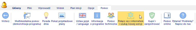Pomoc - Plan lekcji - Librus