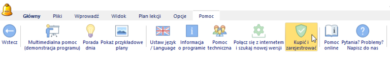 Pomoc - Plan lekcji - Librus
